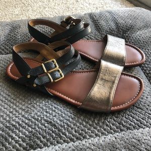 Clarks Metallic Sandals